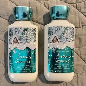 Bath & Body Works Snowy Morning Lotion